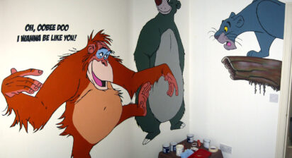 The Jungle Book nursery wall mural