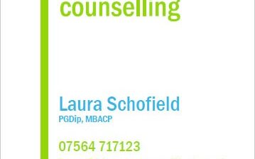 Bloom Counselling business card