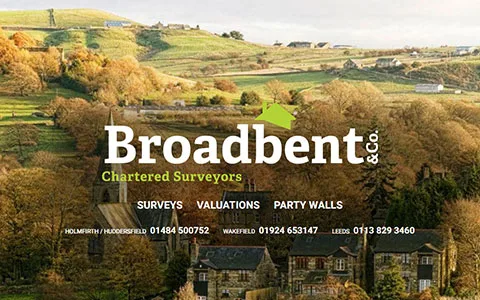 Broadbent Surveyors bespoke responsive WordPress website