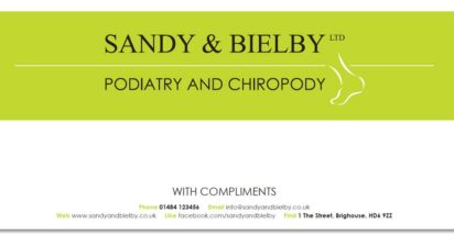 Sandy & Bielby compliments slip