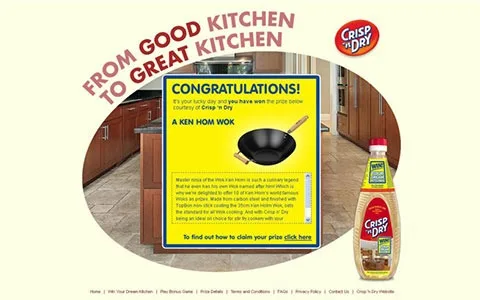 Crisp ‘n Dry XML and PHP driven Flash game