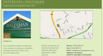 Dalesman Interiors website