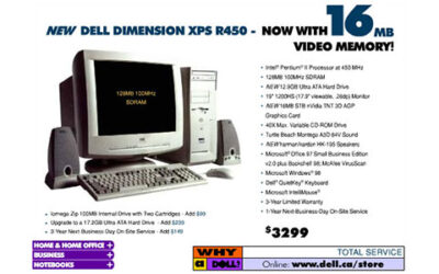 Dell online Flash advertisement