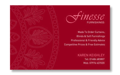 Finesse Furnishings business cards