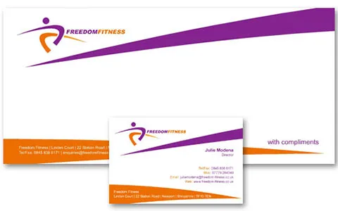 Freedom Fitness branding