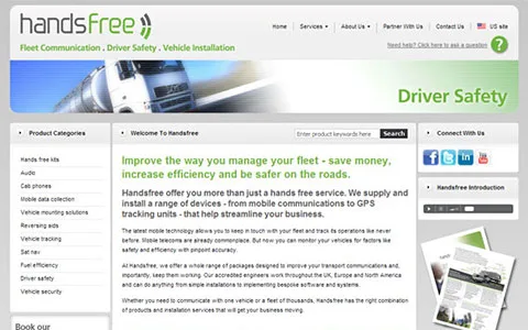 Handsfree Zencart & WordPress website