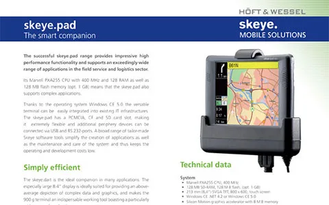 Hoeft & Wessel co-branded specification sheets