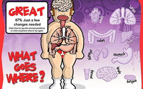 NHS interactive anti-smoking Flash games