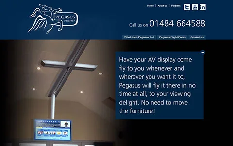 Pegasus Mounts responsive WordPress website
