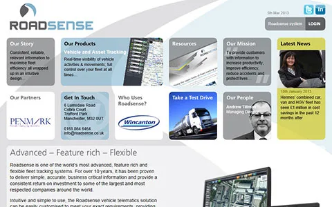 Roadsense responsive WordPress website