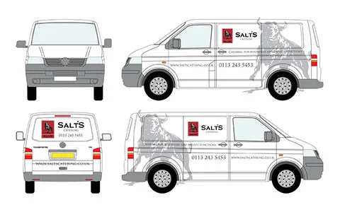 Salt’s Catering marketing material