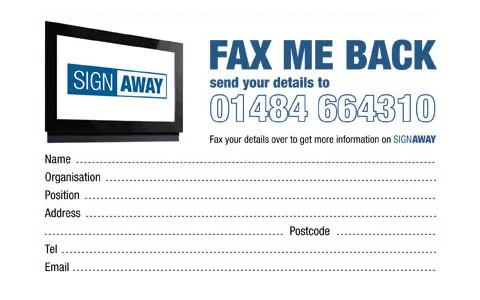 SignAway marketing material