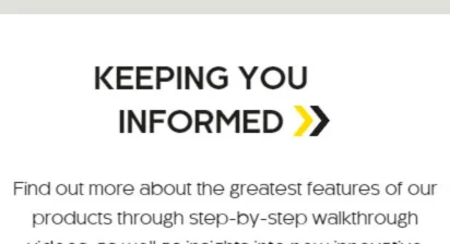 CKO mobile home page