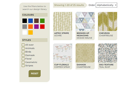 Sharps Fabric Printers Responsive WordPress brochure site  and Woocommerce design catalogue