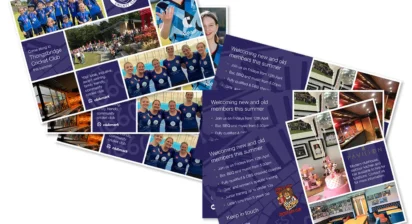 2024 Thongsbridge Cricket Club A5 School flyers
