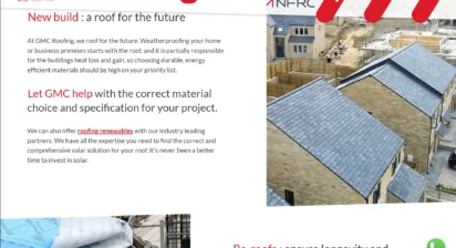 GMC Roofing page content