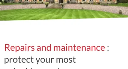 GMC Roofing mobile page content