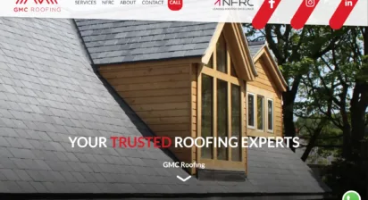 GMC Roofing homepage