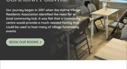 About Holme Village Community Centre